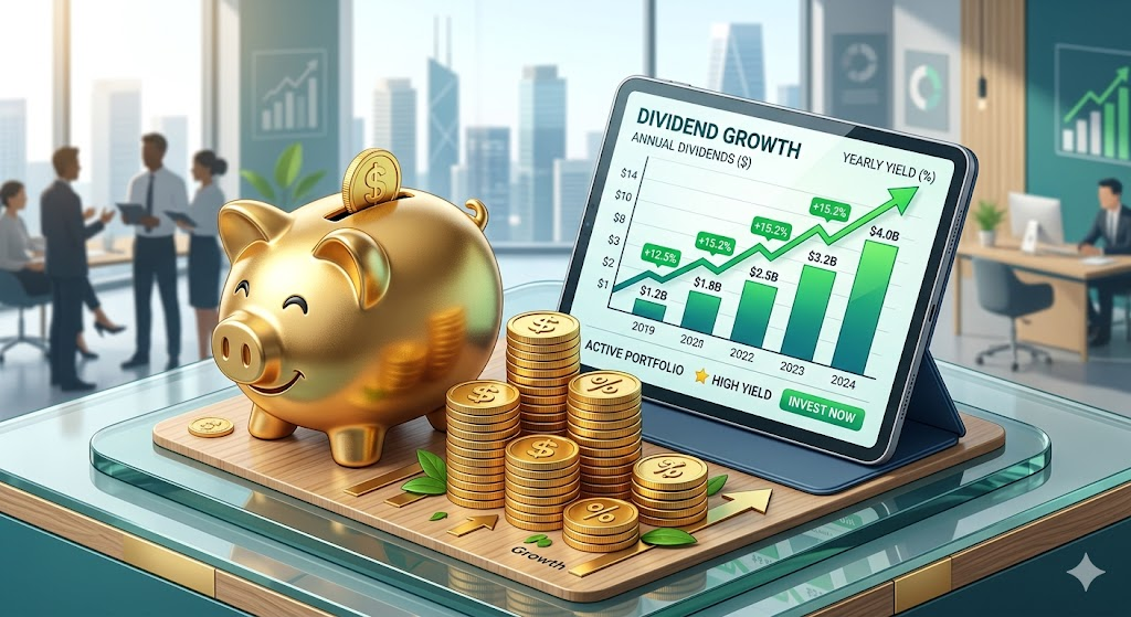 us-monthly-dividend-etf-portfolio-growth-chart-and-gold-coins